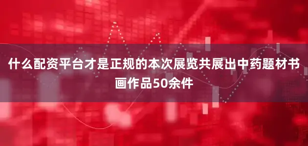 什么配资平台才是正规的本次展览共展出中药题材书画作品50余件